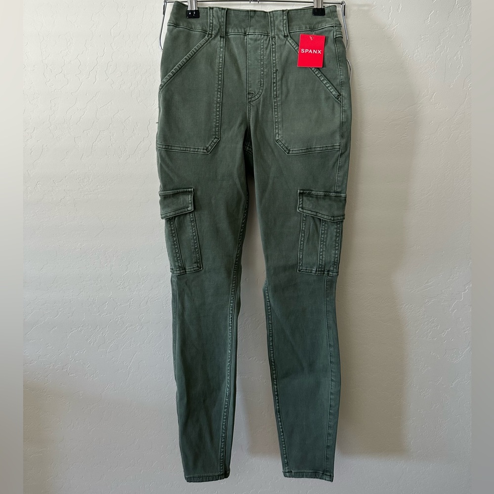 Spanx Green cargo leggings